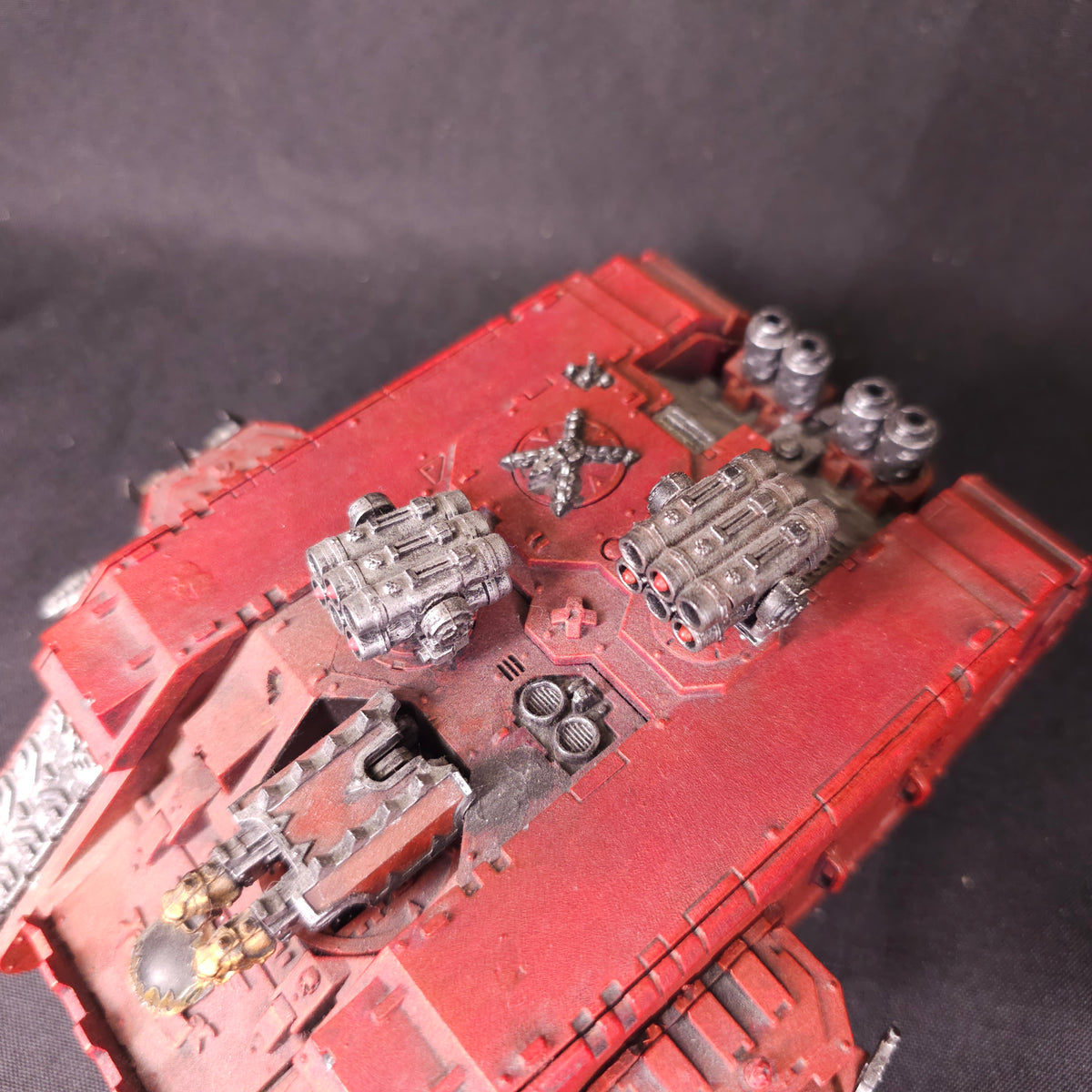 Painted Chaos Land Raider - detail view 3