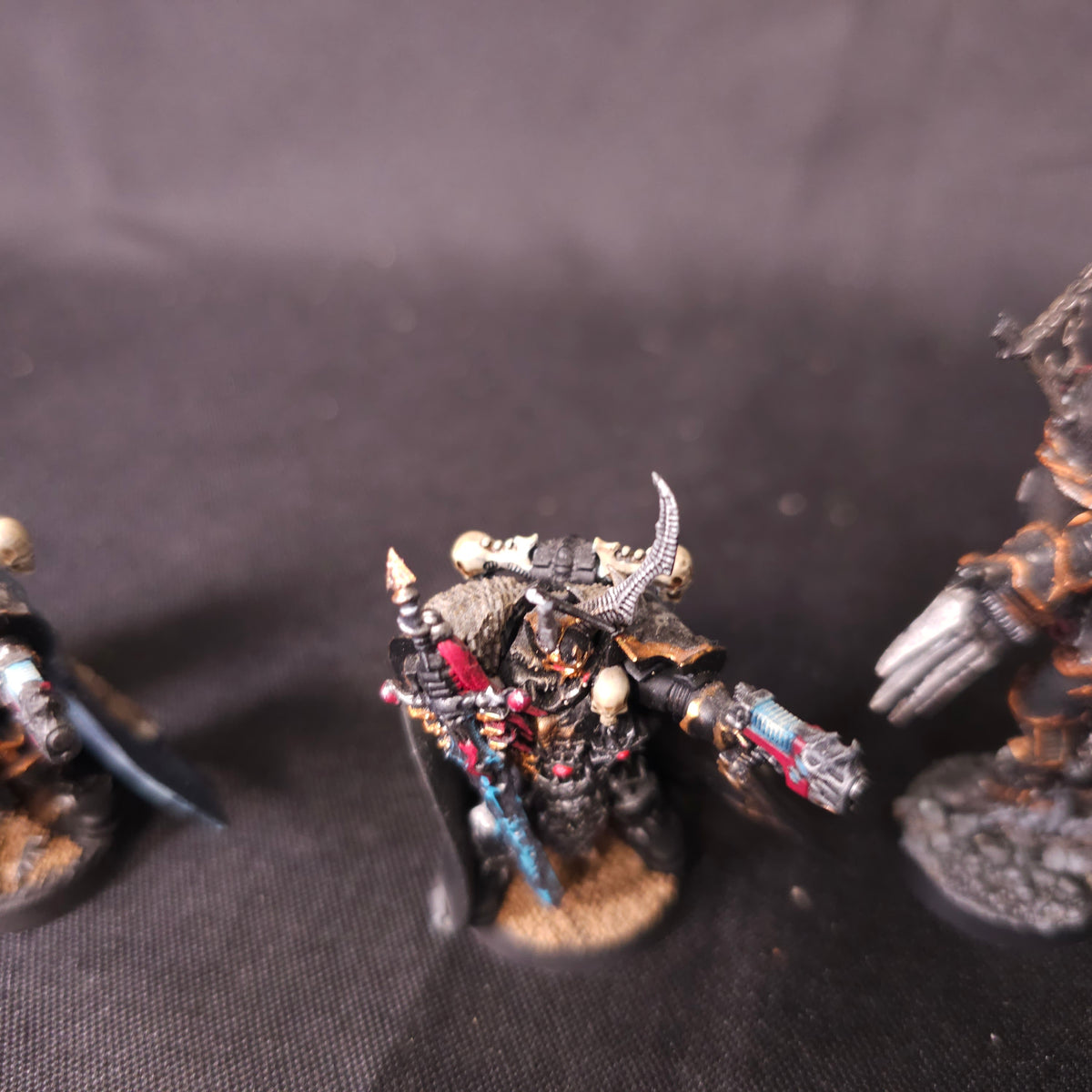 Painted Chaos Marine Characters - detail view 3