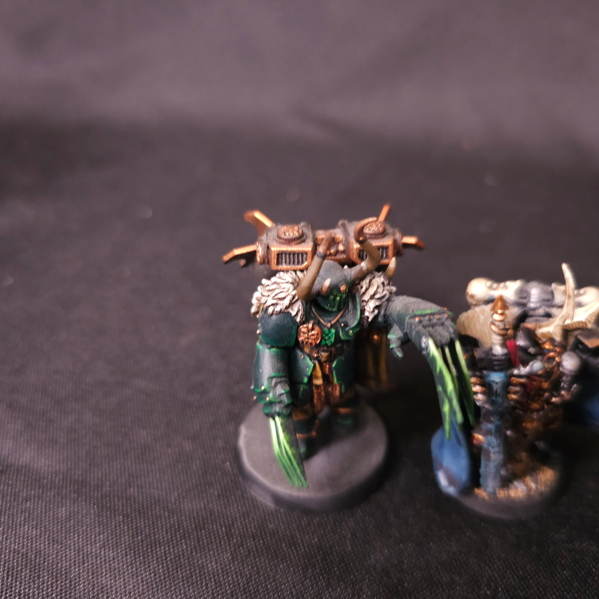 Painted Chaos Marine Characters - detail view 5