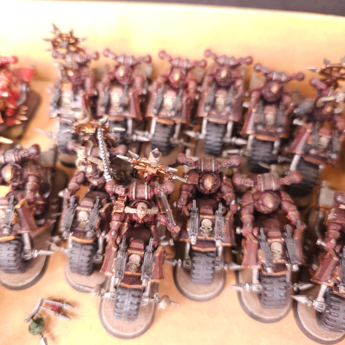 Large Khorne Themed Chaos Biker Collection - detail view 3
