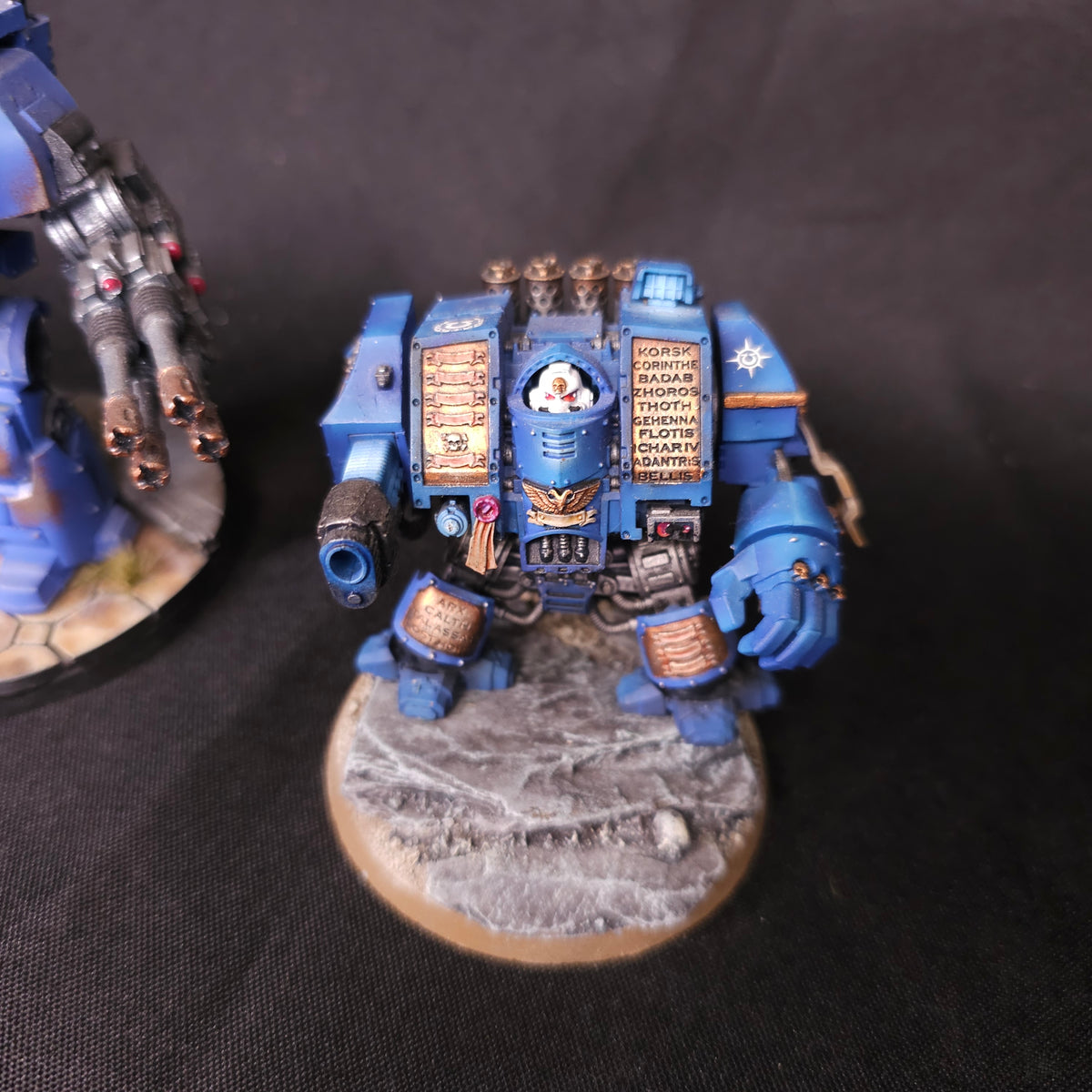 Ultramarines Dreadnought Group, detail view 1