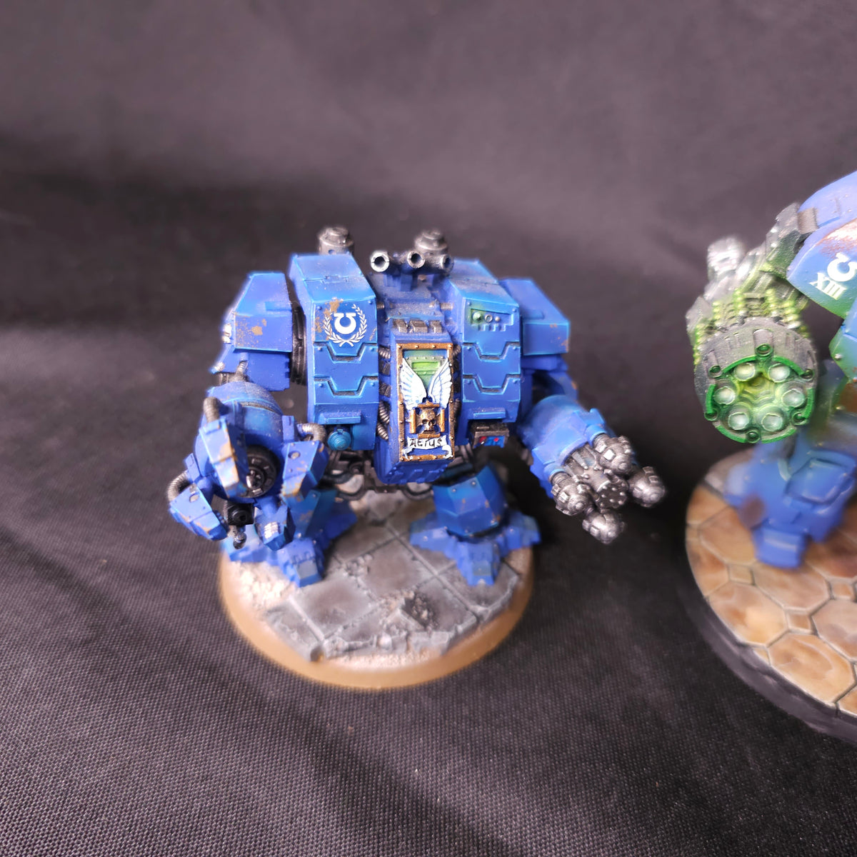Ultramarines Dreadnought Group, detail view 3