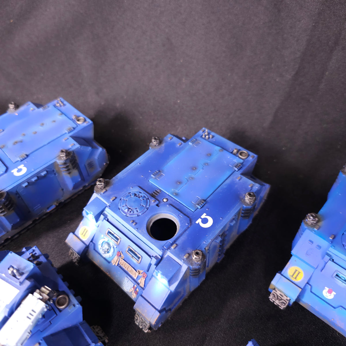 Ultramarines Rhino Razorback and Support Vehicle Group, detail view 4