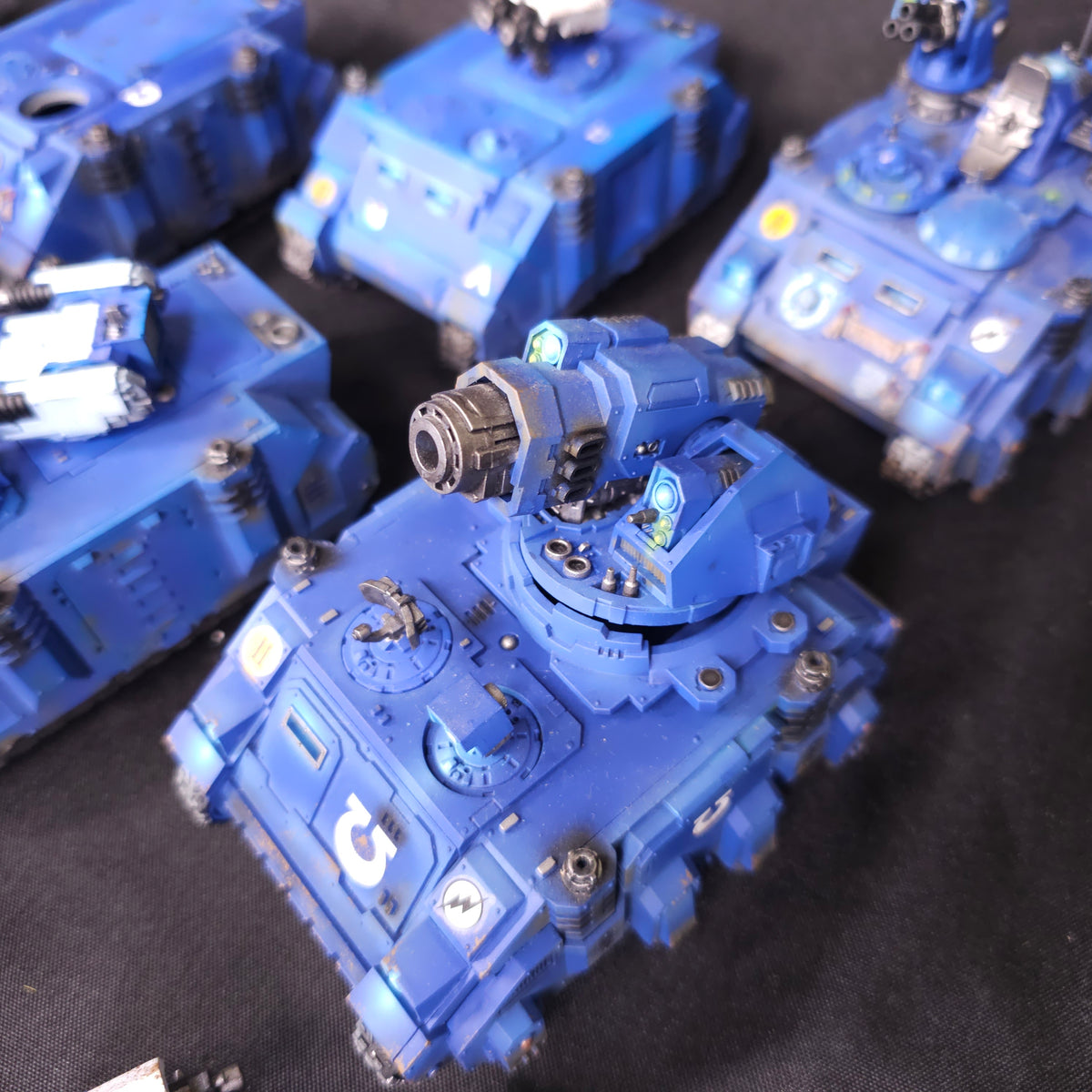 Ultramarines Rhino Razorback and Support Vehicle Group, detail view 5
