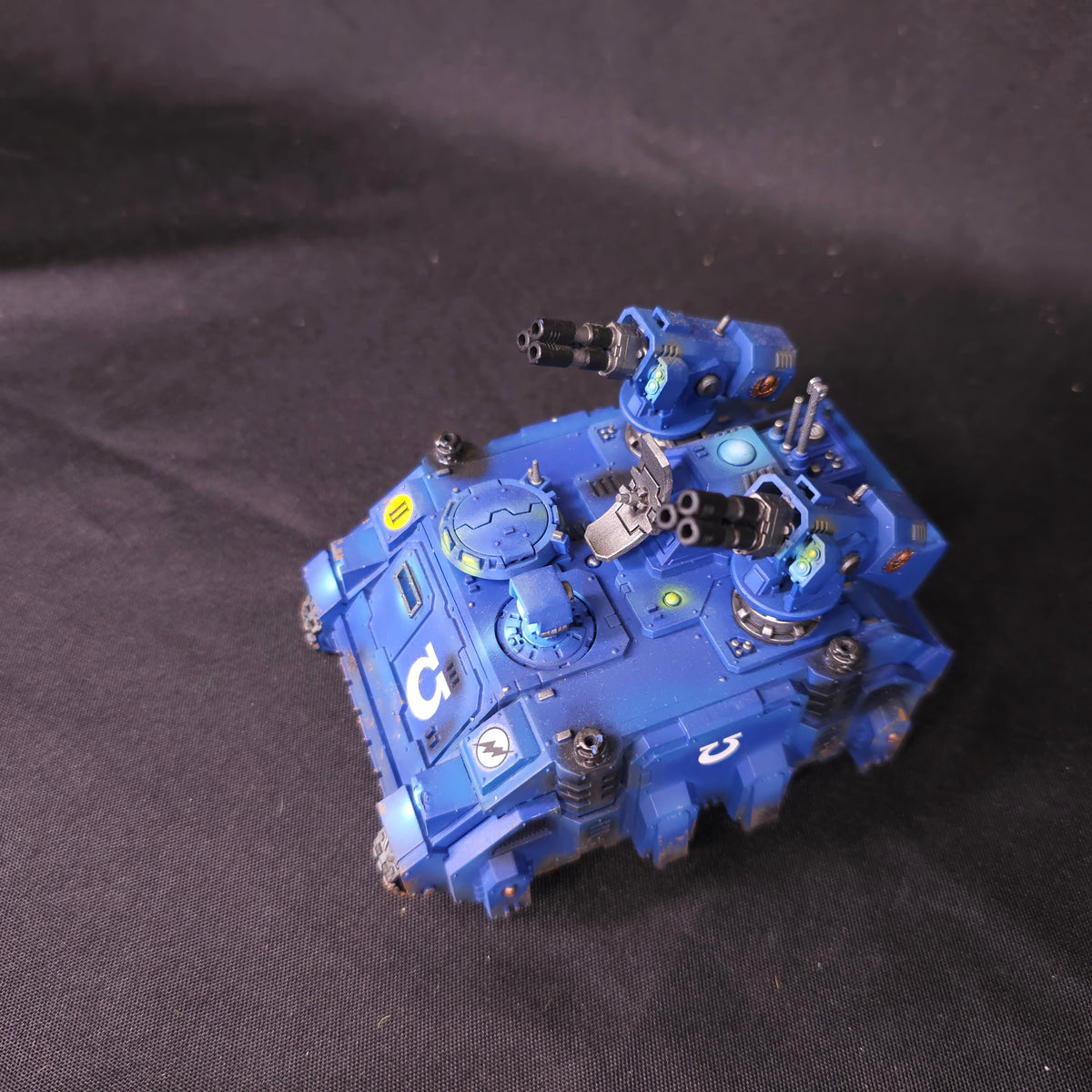 Ultramarines Rhino Razorback and Support Vehicle Group, detail view 8