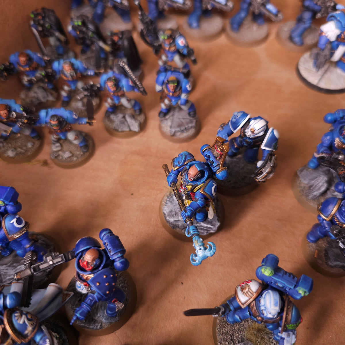 Ultramarines Infantry Veterans and Characters, detail view 1