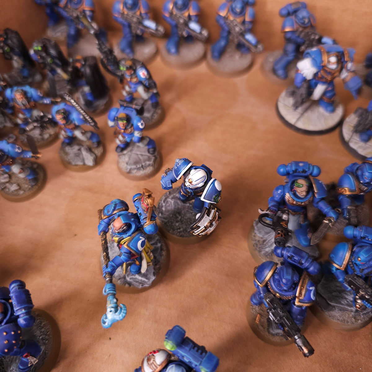 Ultramarines Infantry Veterans and Characters, detail view 2