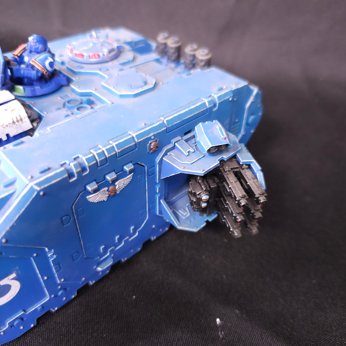 Ultramarines Land Raider Crusader, detail view 2
