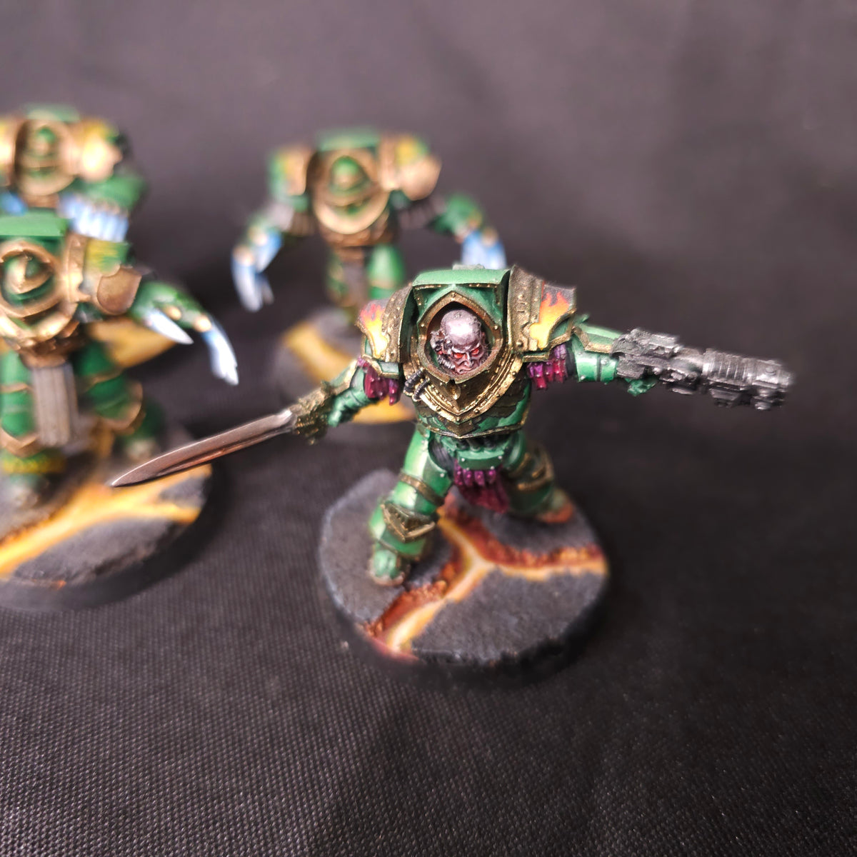 Salamanders - Cataphractii Terminators and Praetor - alternate or detail view 2