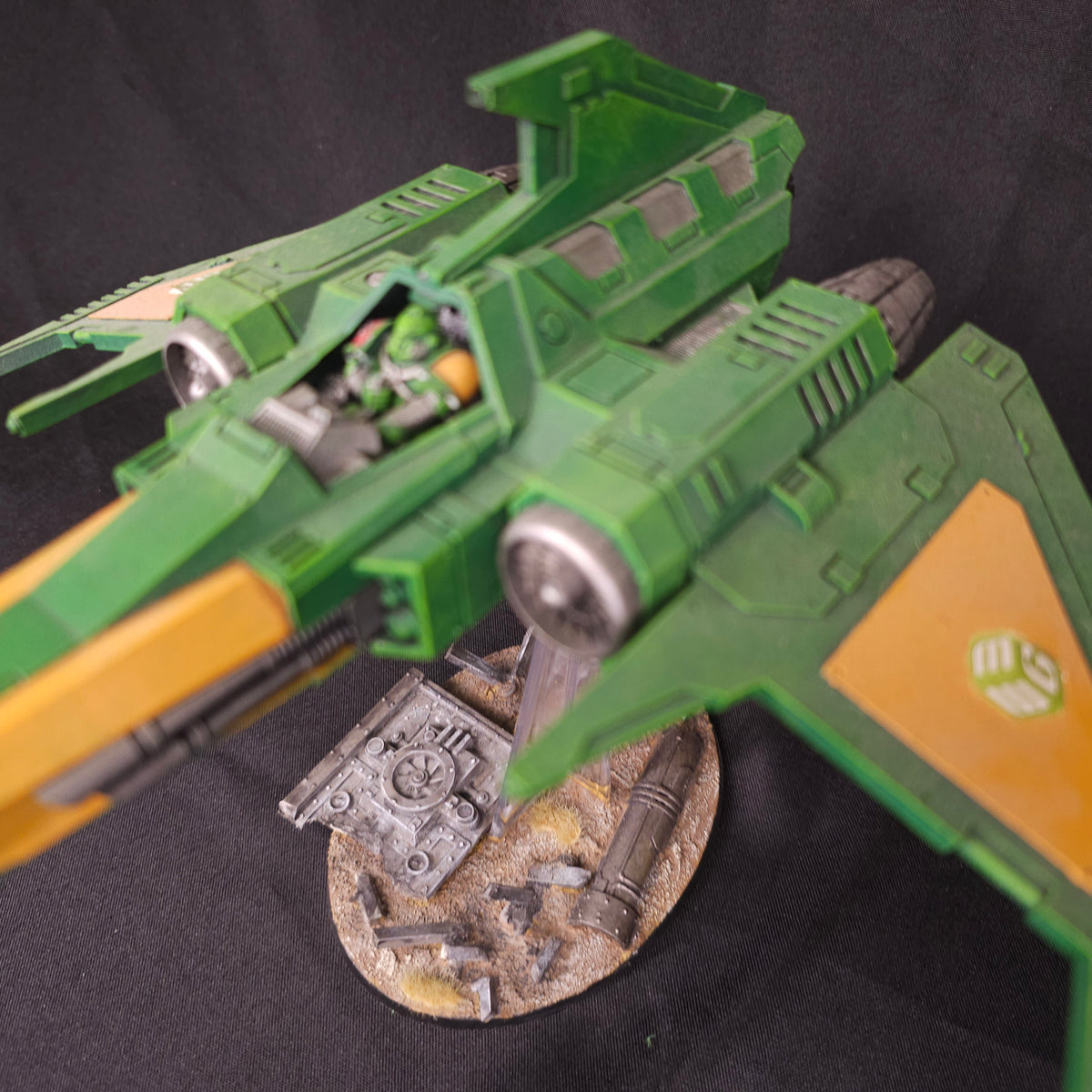 Space Marines - Forge World Xiphon Interceptor - alternate or detail view 3