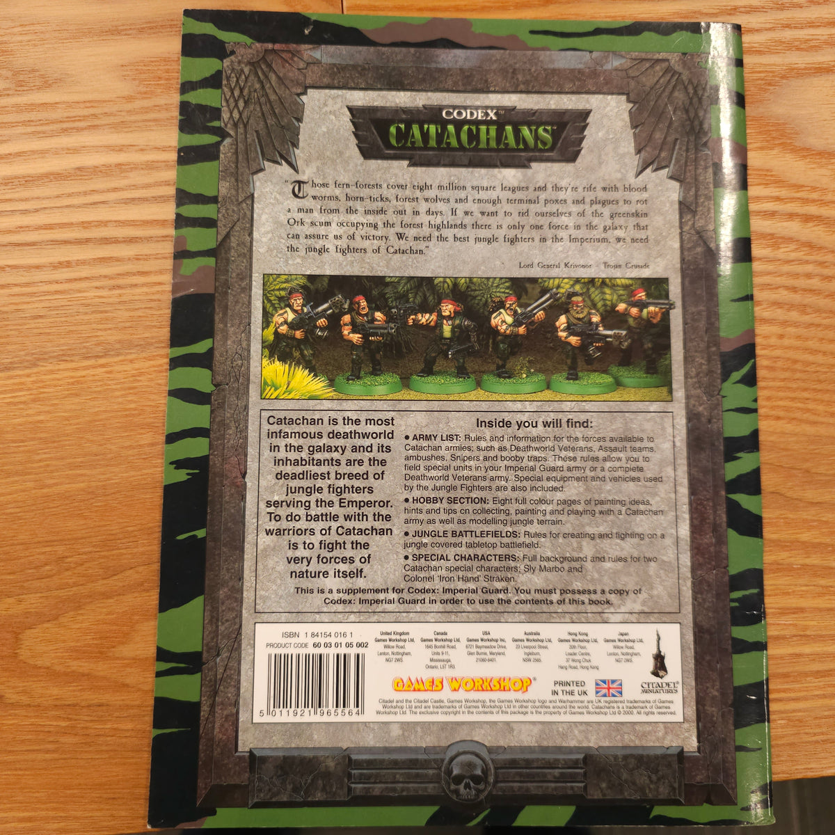 Warhammer 40,000 - Codex: Catachans - 3rd edition; 2001 — photo 2 of 2