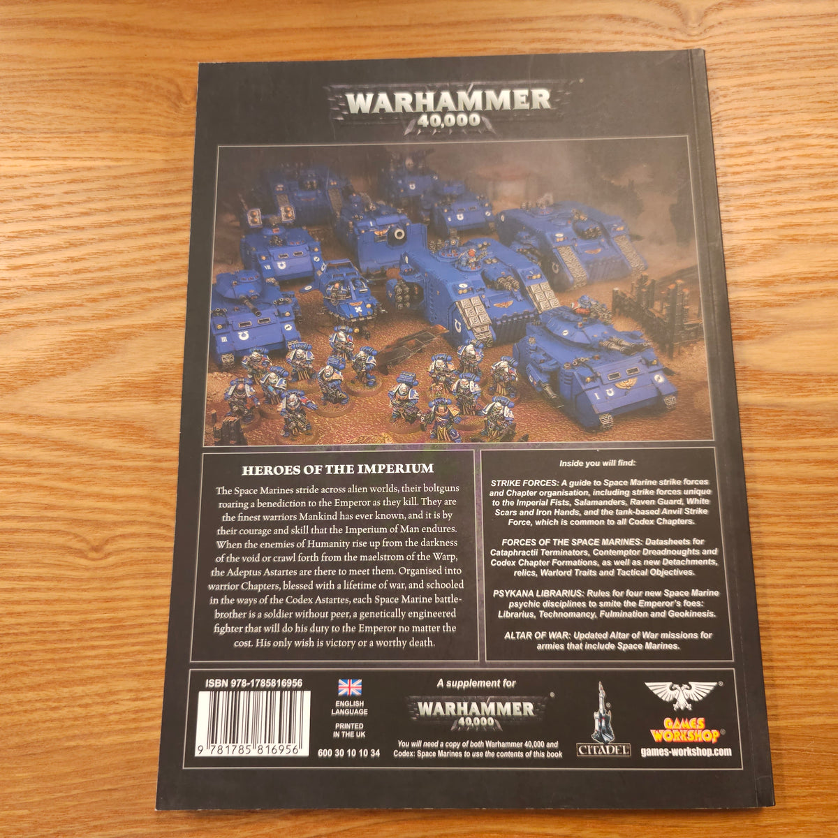 Warhammer 40,000 - Codex Supplement: Angels of Death - 7th edition; 2016 — photo 2 of 2