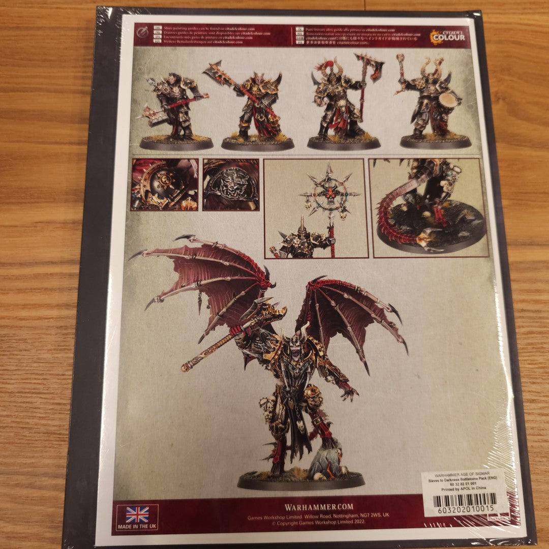 Age of Sigmar - Battletome: Slaves to Darkness (Army Set cover, wrapped copy) - 3rd edition; 2022 — photo 3 of 3