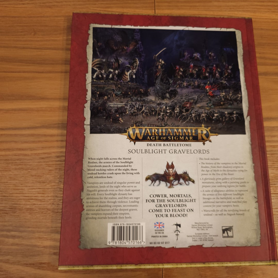 Age of Sigmar - Battletome: Soulblight Gravelords - 3rd edition; 2023 — photo 2 of 2