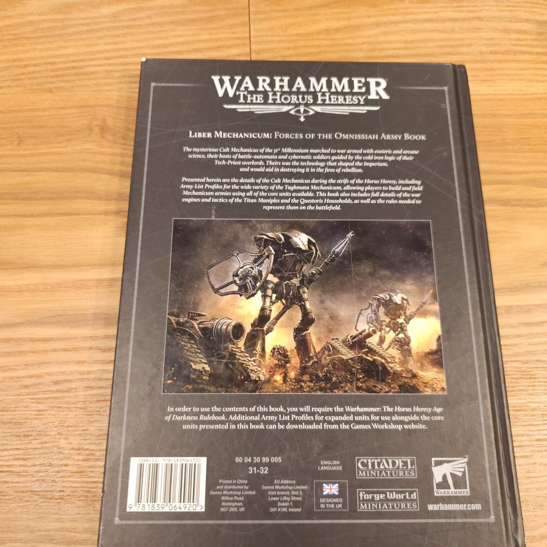 The Horus Heresy - Liber Mechanicum: Forces of the Omnissiah Army Book - 2nd edition; 2022 — photo 2 of 2
