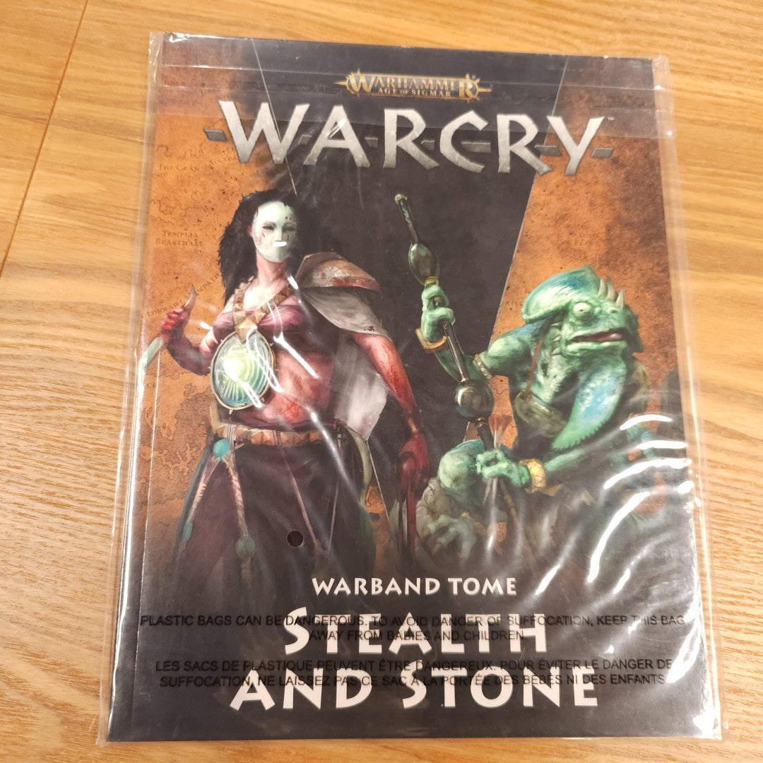 Warcry - Warband Tome: Stealth and Stone (wrapped copy) - 2nd edition; 2022 — photo 1 of 2