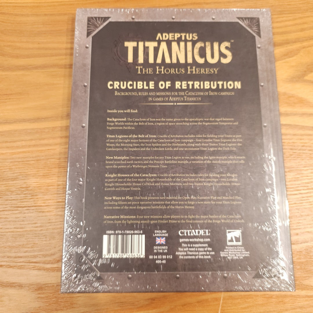 Adeptus Titanicus - Crucible of Retribution (wrapped copy) - 2018 edition; 2020 — photo 2 of 2