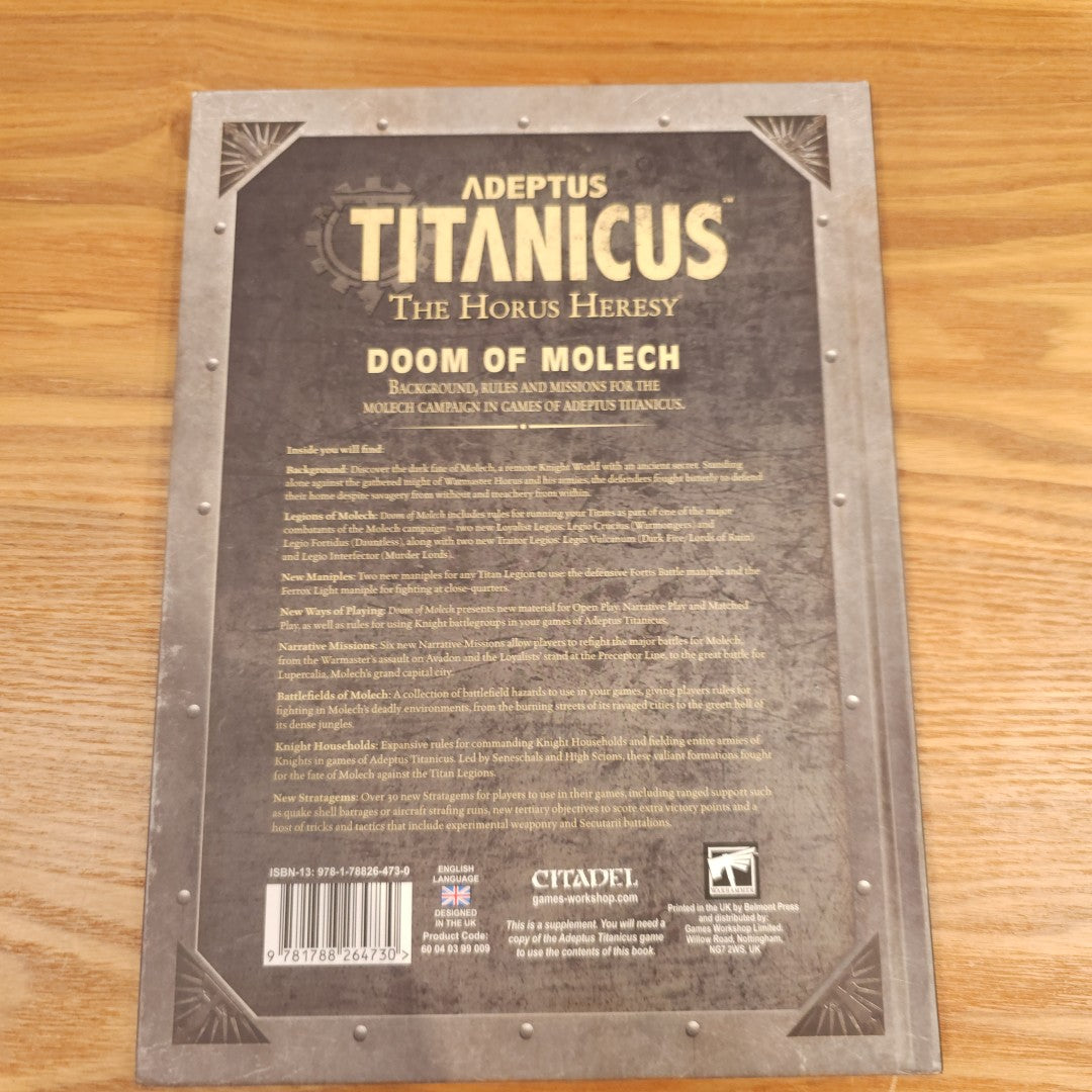 Adeptus Titanicus - Doom of Molech - 2018 edition; 2019 — photo 2 of 2