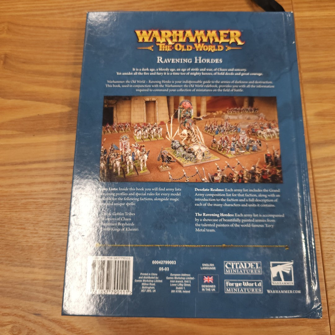 Warhammer: The Old World - Ravening Hordes - 1st edition; 2024 — photo 2 of 2