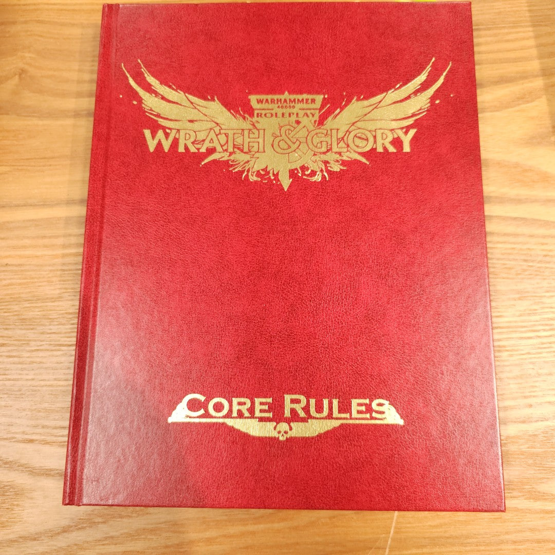 Warhammer 40,000 - Wrath & Glory: Core Rules (Limited Red Leatherette Edition) - 2018 Ulisses edition; 2018 — photo 1 of 3