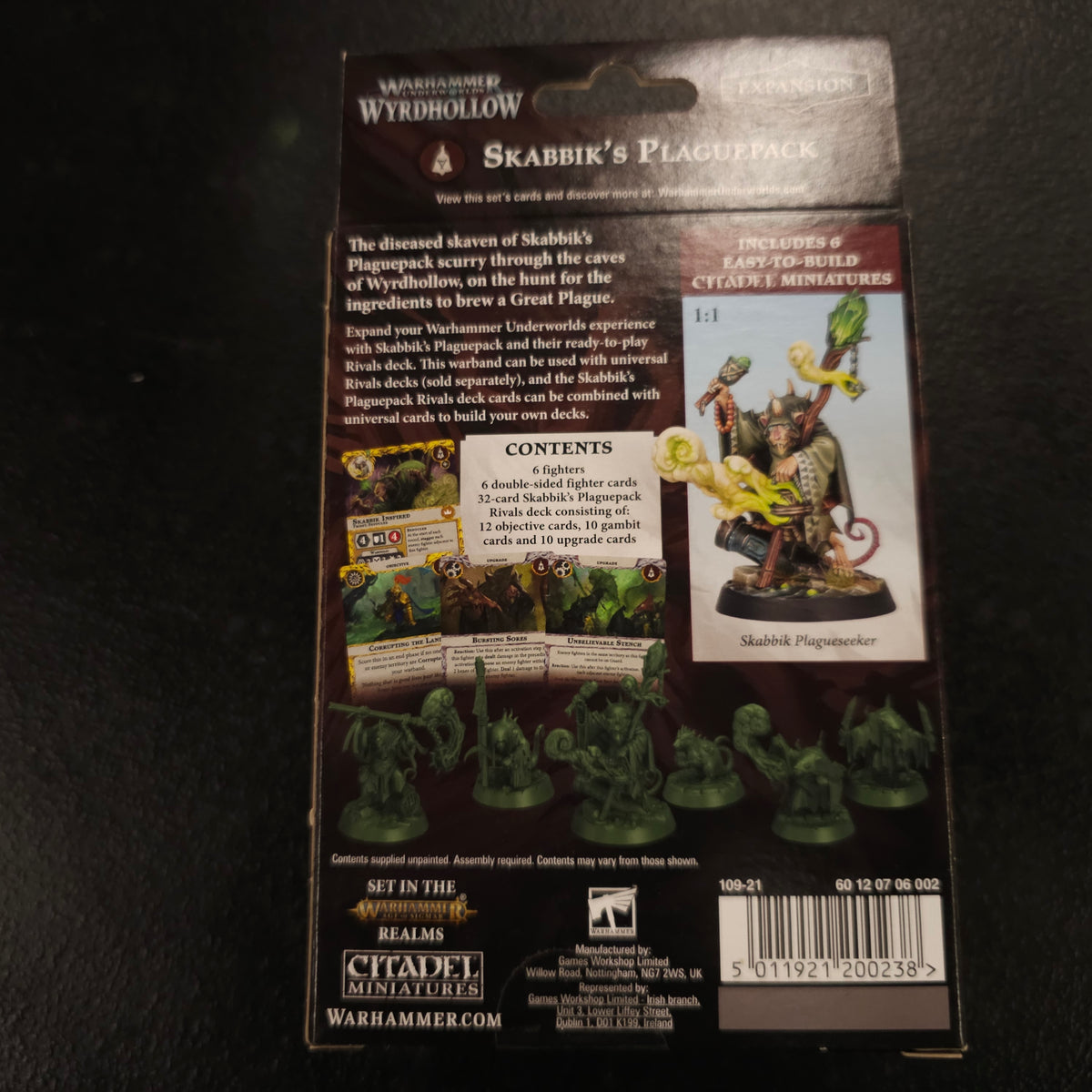 Skabbik's Plaguepack - back packaging
