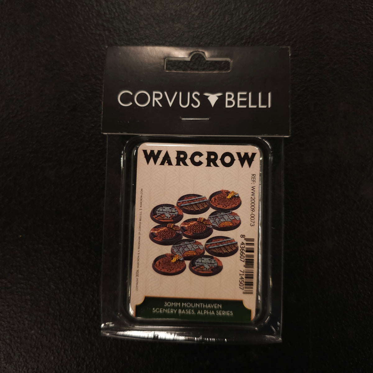 30mm Mounthaven Scenery Bases, Alpha Series - front packaging