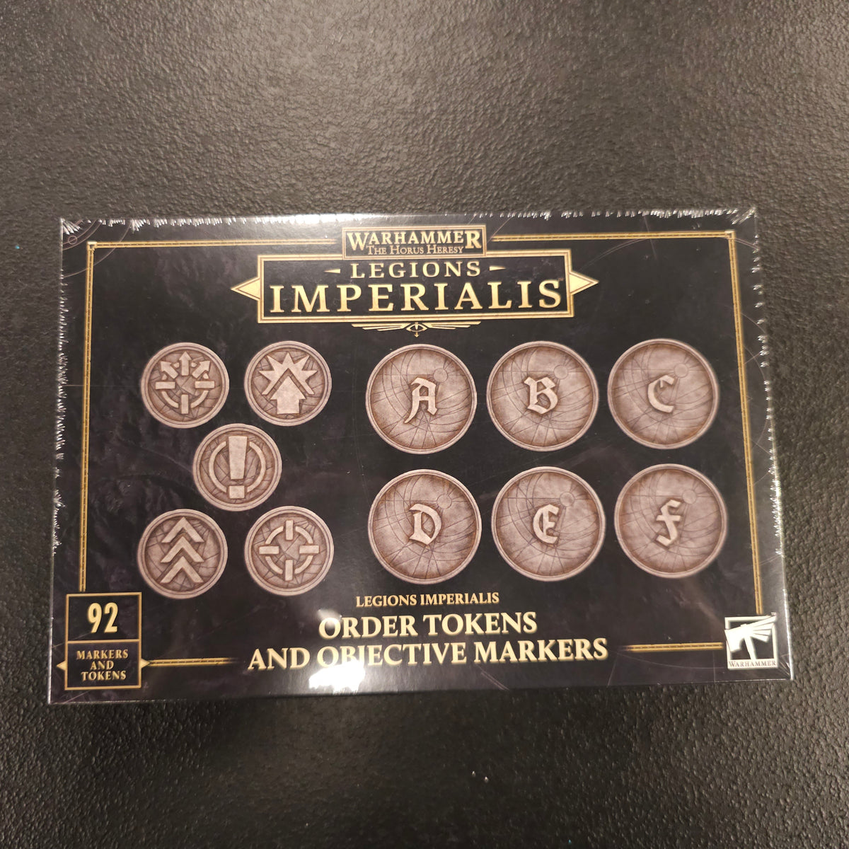 Order Tokens and Objective Markers - front packaging