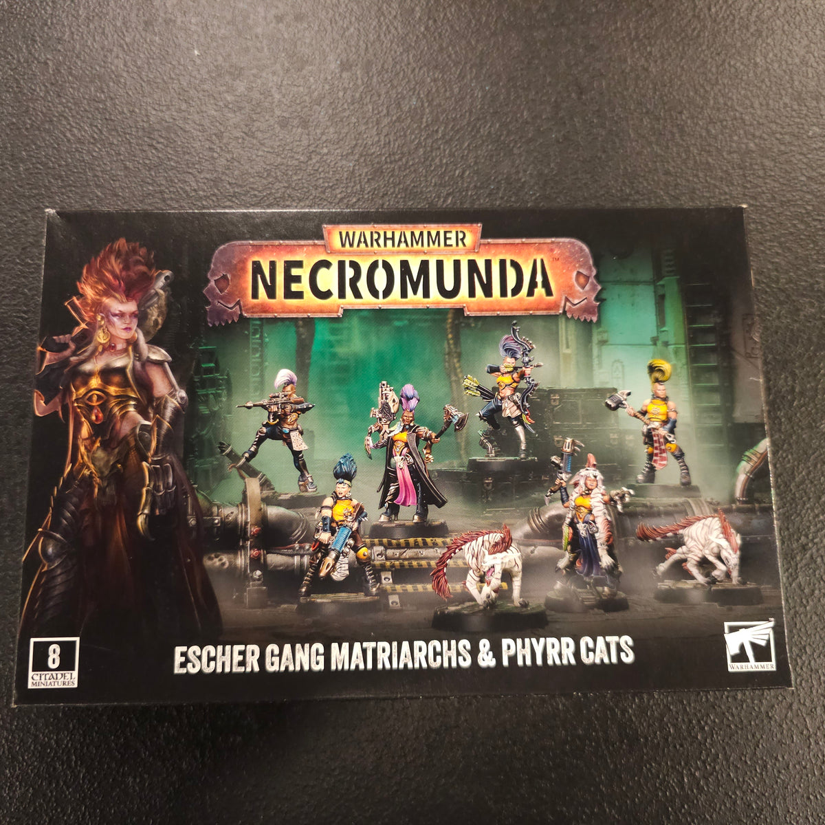 Escher Gang Matriarchs & Phyrr Cats - front packaging