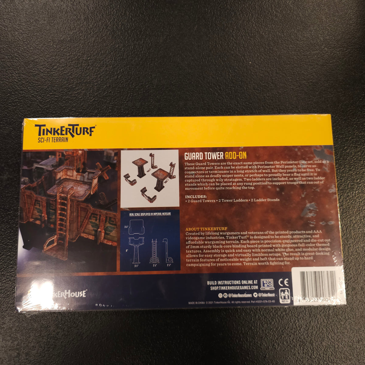 Guard Tower Add-on - Abandoned Theme - back packaging