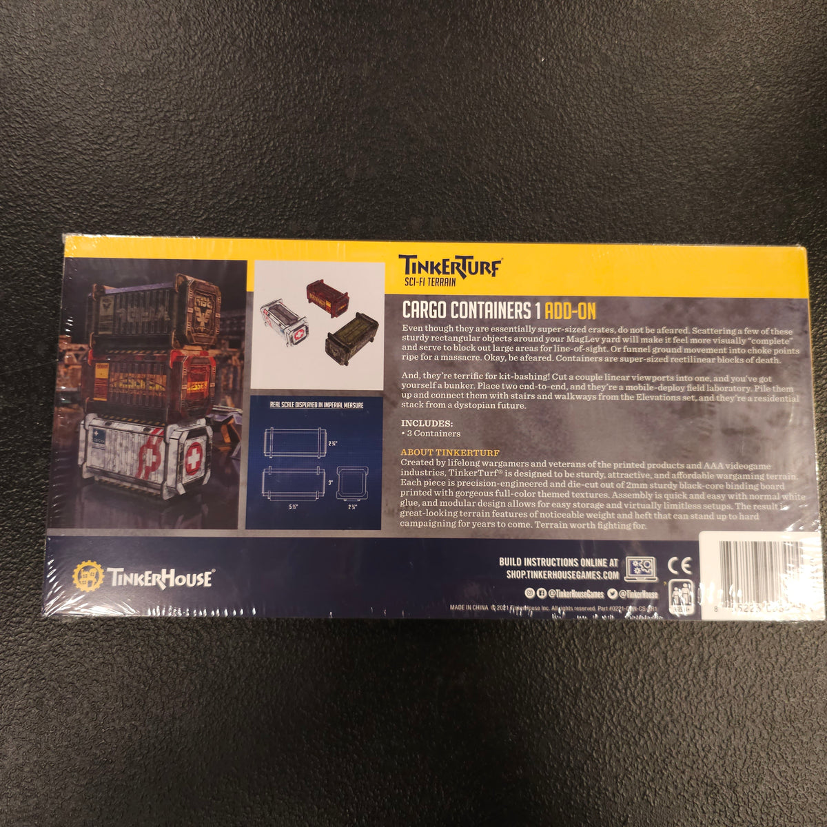 Cargo Containers 1 Add-on - Neutral Theme - back packaging