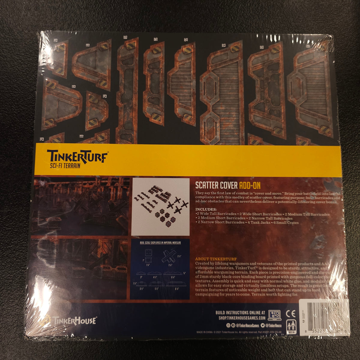 Scatter Cover Add-on - Abandoned Theme - back packaging