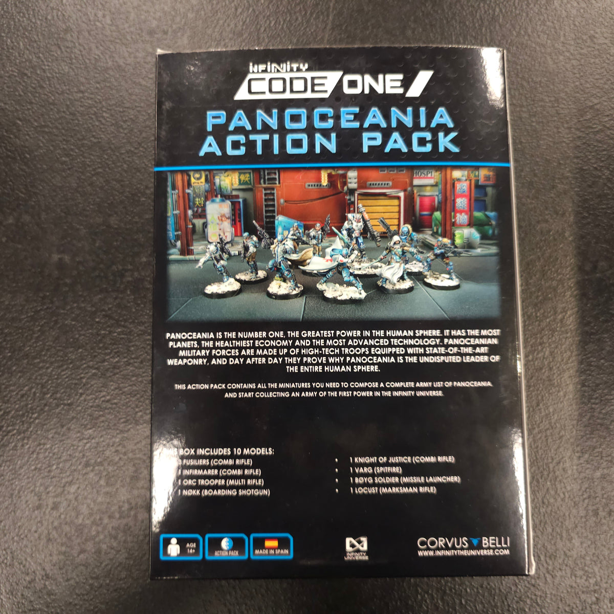 CodeOne PanOceania Action Pack - back packaging