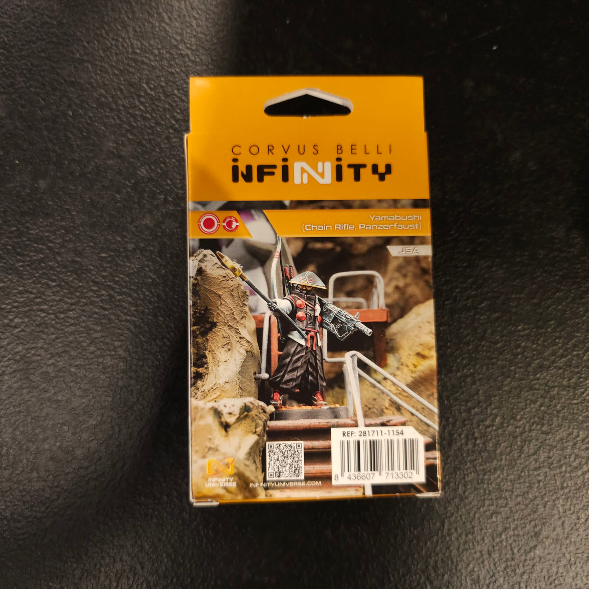 Yamabushi (Chain Rifle, Panzerfaust) - back packaging