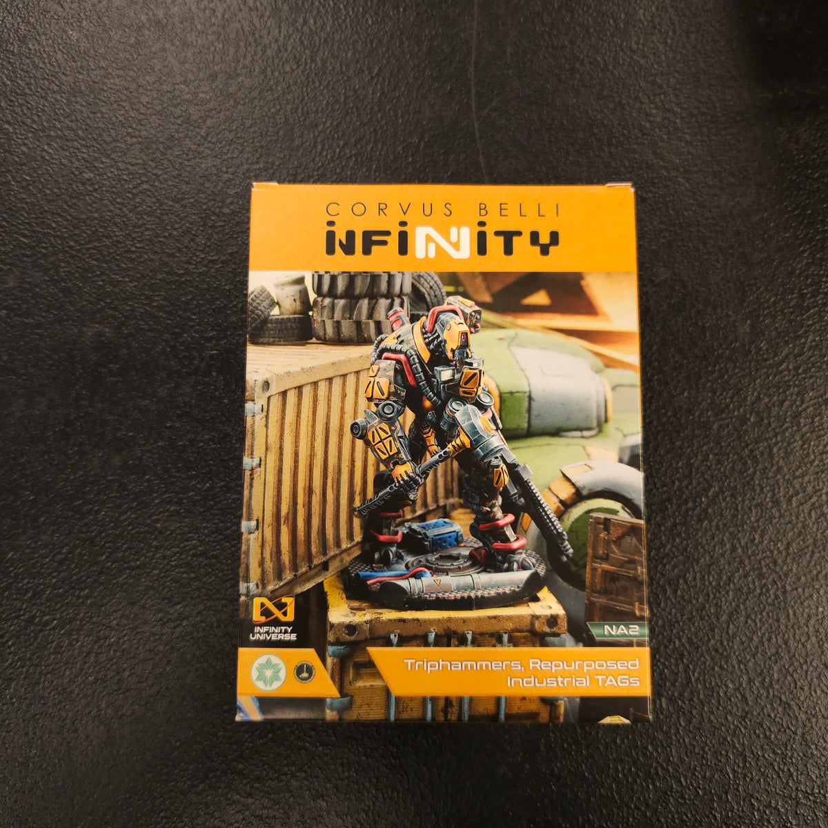 Triphammer, Repurposed Industrial TAG - front packaging