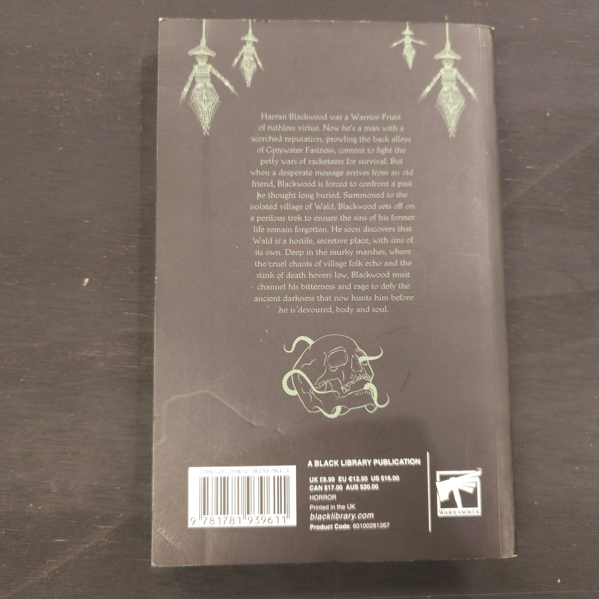 Age of Sigmar - Dark Harvest - Paperback; 2019 - back cover