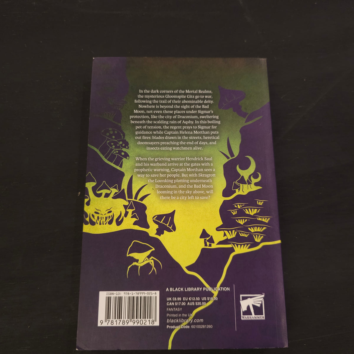 Age of Sigmar - Gloomspite - Paperback; 2019 - back cover