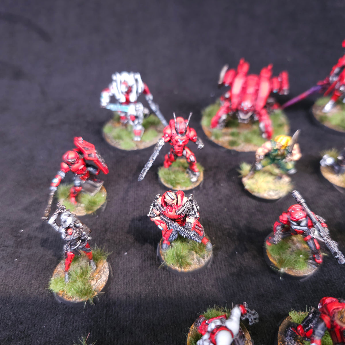 Large Nomads army - painted miniatures detail 5