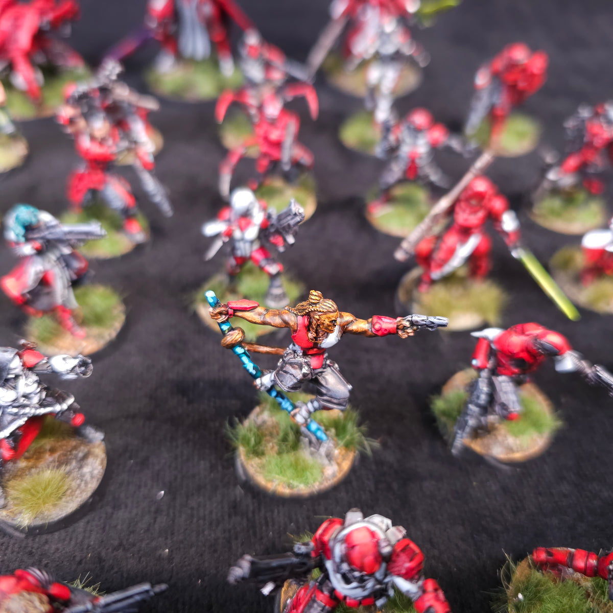 Large Nomads army - painted miniatures detail 8