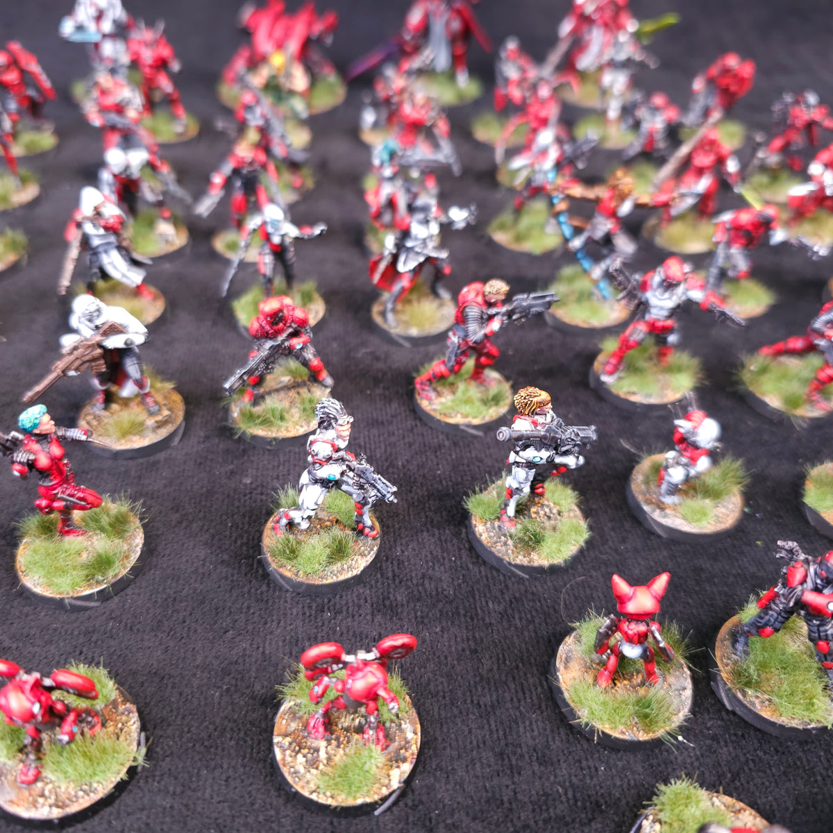 Large Nomads army - painted miniatures detail 11