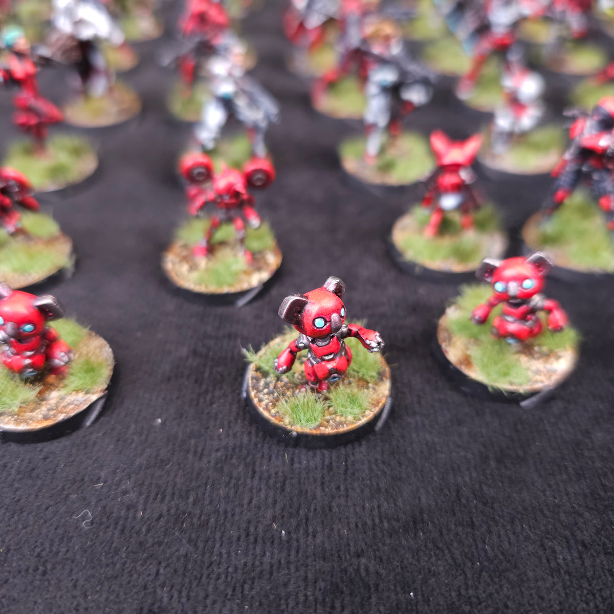 Large Nomads army - painted miniatures detail 14