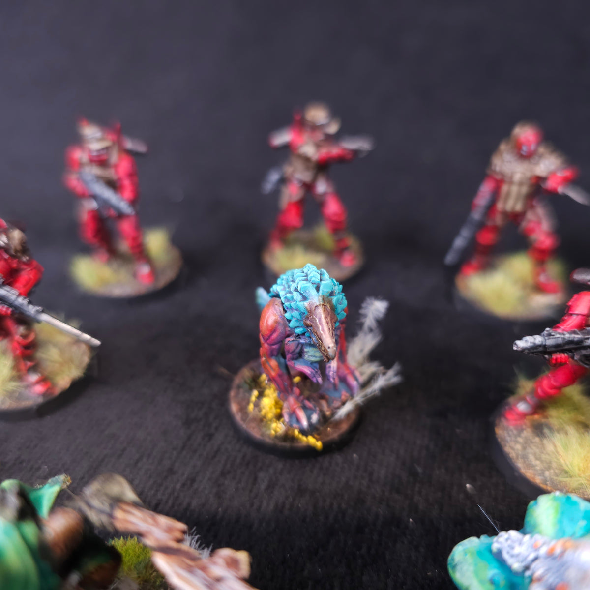 Mixed Nomads / Combined Army - painted miniatures detail 4