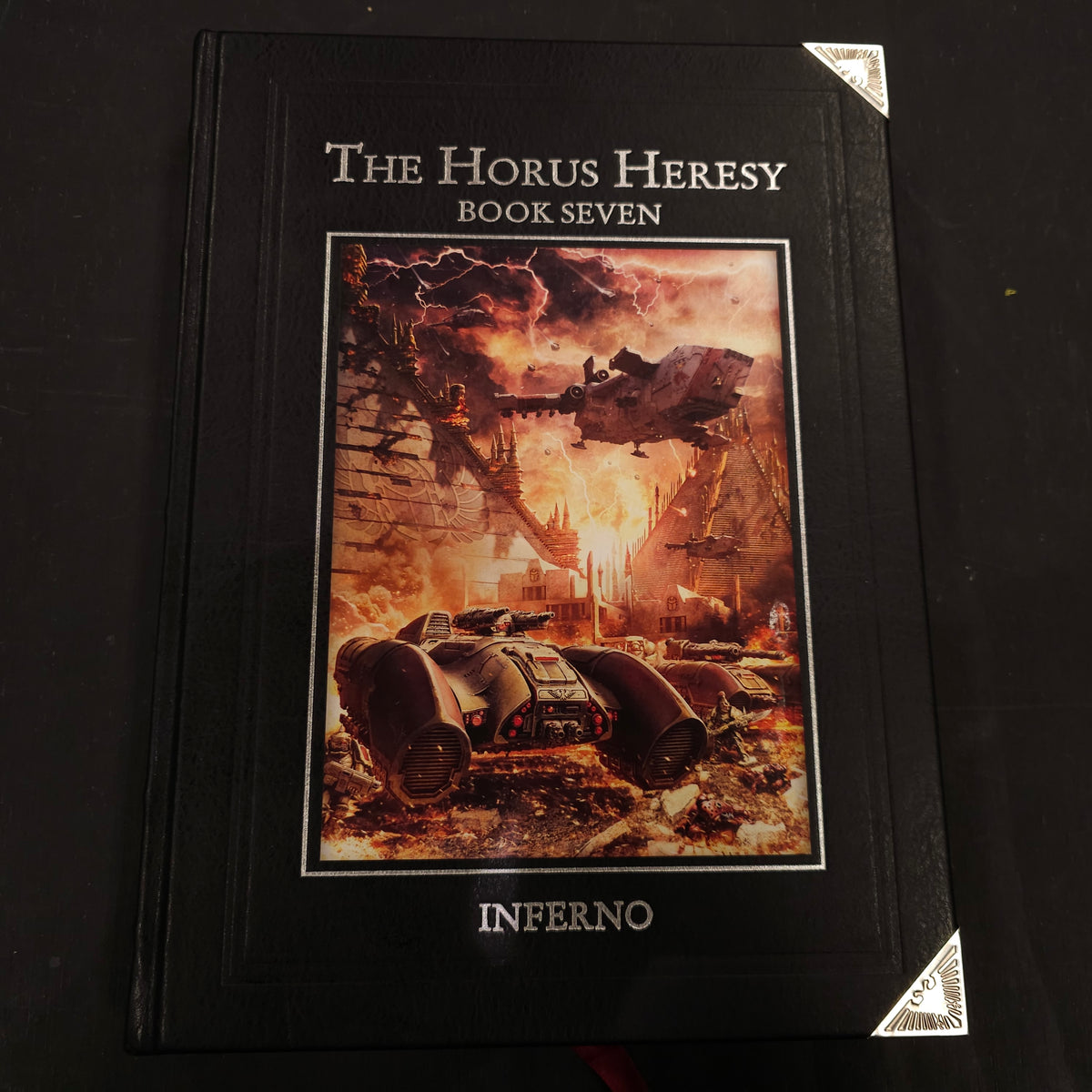 Book Seven: Inferno - Forge World Leatherbound Hardback — overview