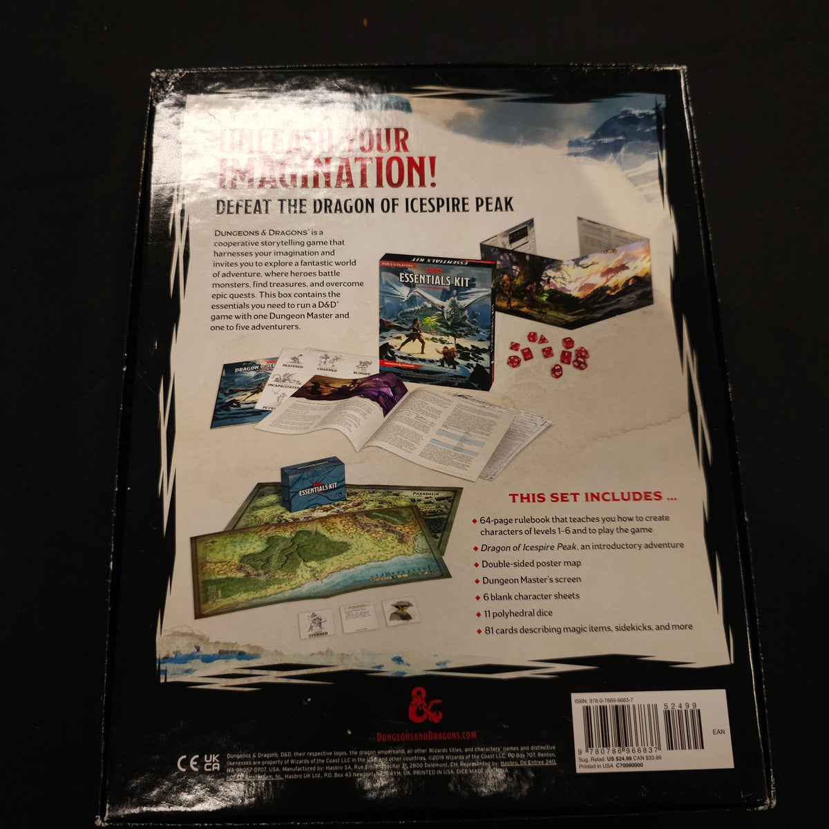 Dungeons & Dragons Essentials Kit - 2019 Fifth Edition — additional product photograph 2