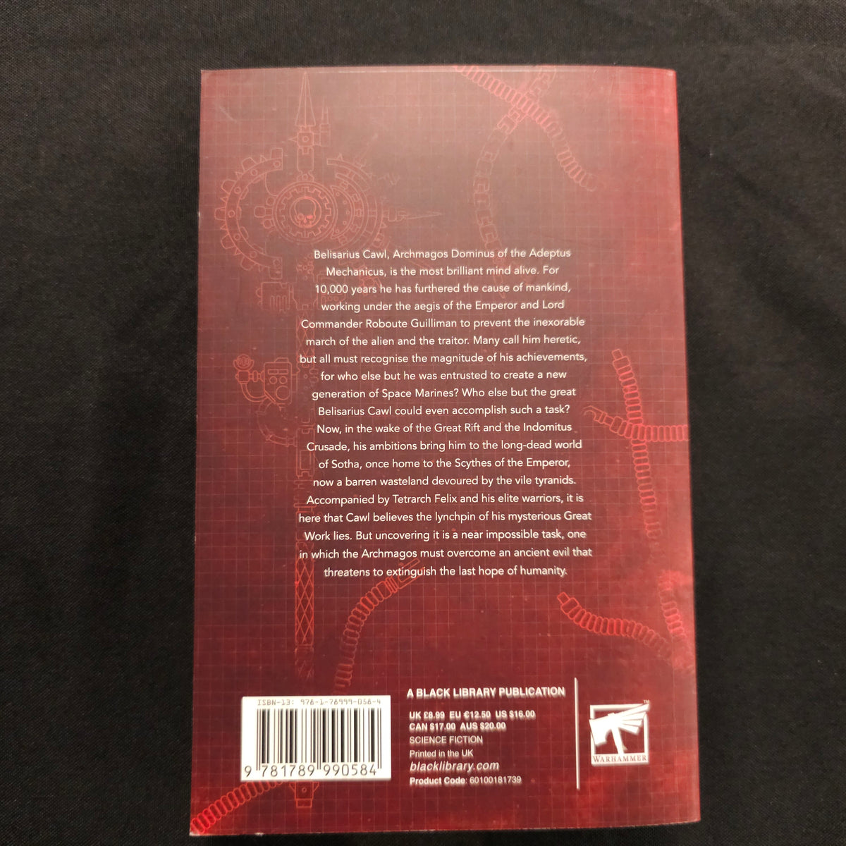 Belisarius Cawl: The Great Work — additional product photograph 2