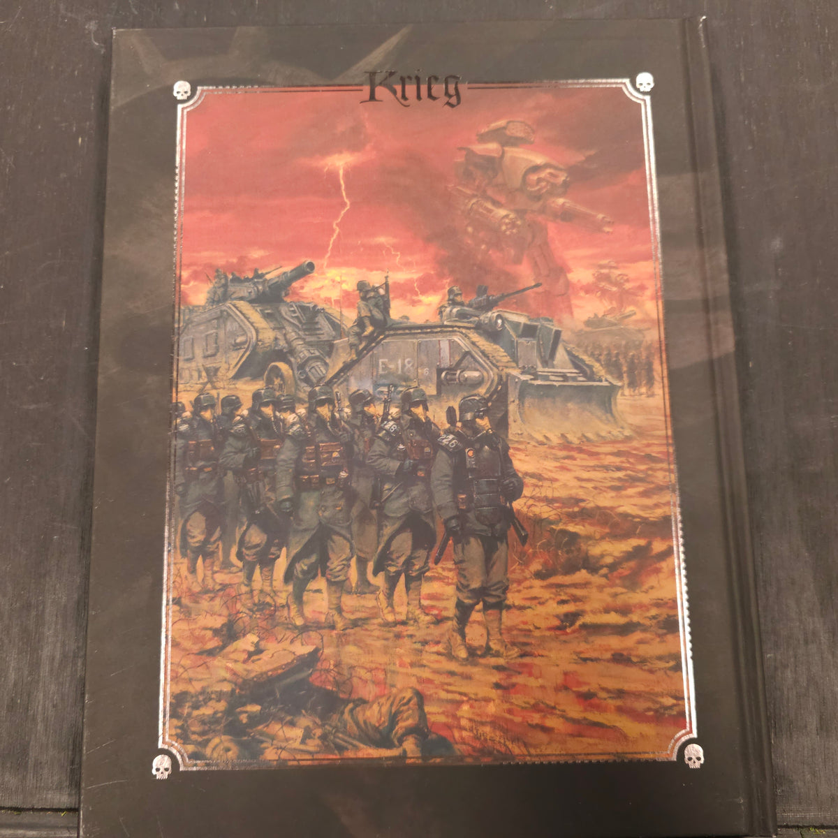 Codex: Astra Militarum - Death Korps of Krieg Army Set Cover (2025, 10th Edition) - back cover, label or inside detail