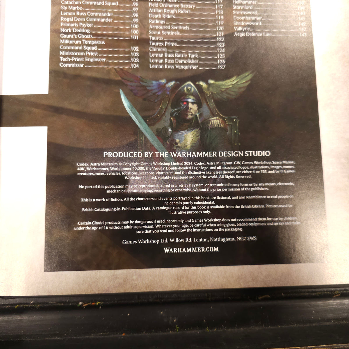Codex: Astra Militarum - Death Korps of Krieg Army Set Cover (2025, 10th Edition) - inside title or publication detail