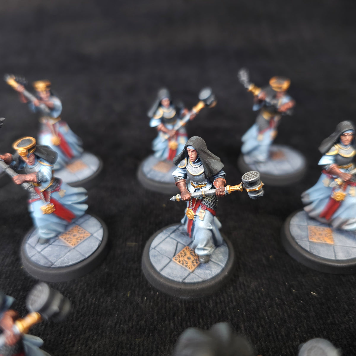 Bloodfields - Sisters of Penance - Painted D&D Cleric Order - detail and alternate view 2