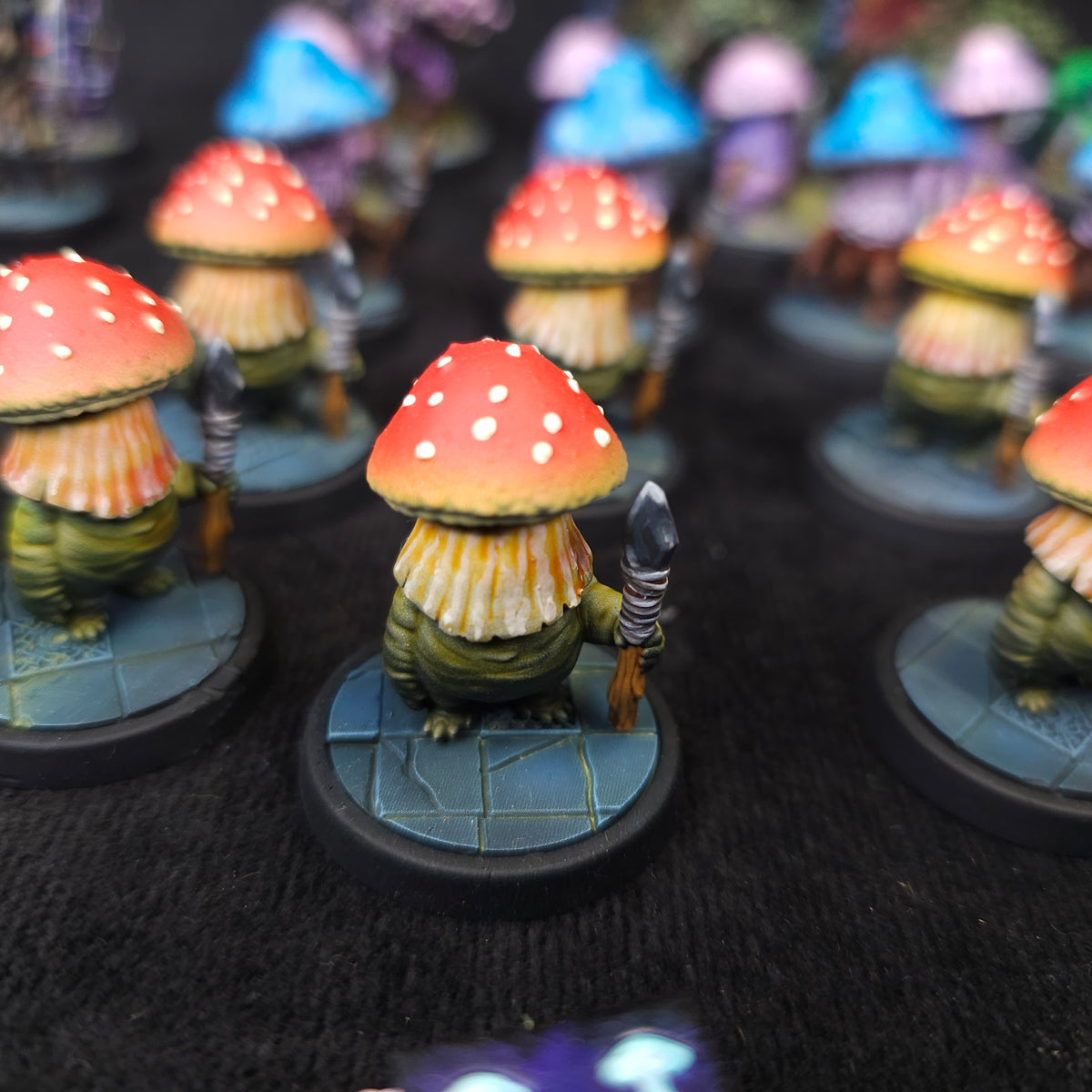 Bloodfields - Mushroom Folk and Swamp Creatures - Painted D&D Lot - detail and alternate view 6