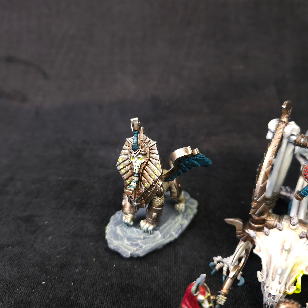 Bloodfields - Gods of Sun and Sand - Painted D&D Tomb Guardians - detail and alternate view 3