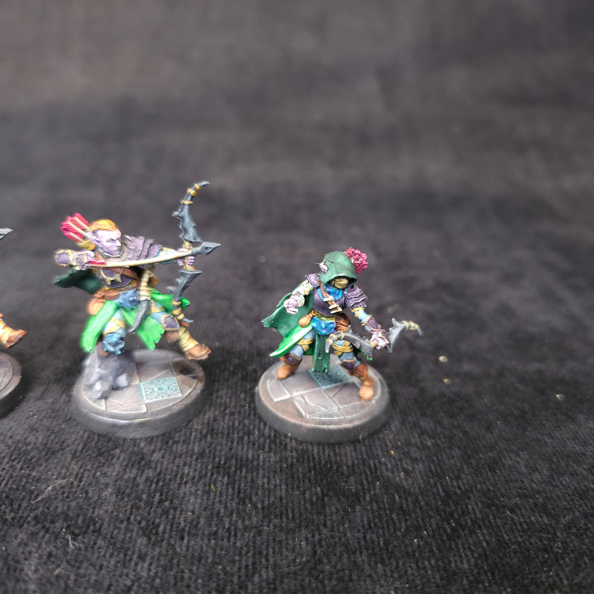 Bloodfields - Redleaf Elf Archers - Painted D&D Rangers - detail and alternate view 4